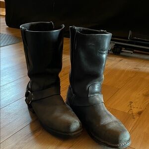Men's Black Harley Davidson Leather Boots